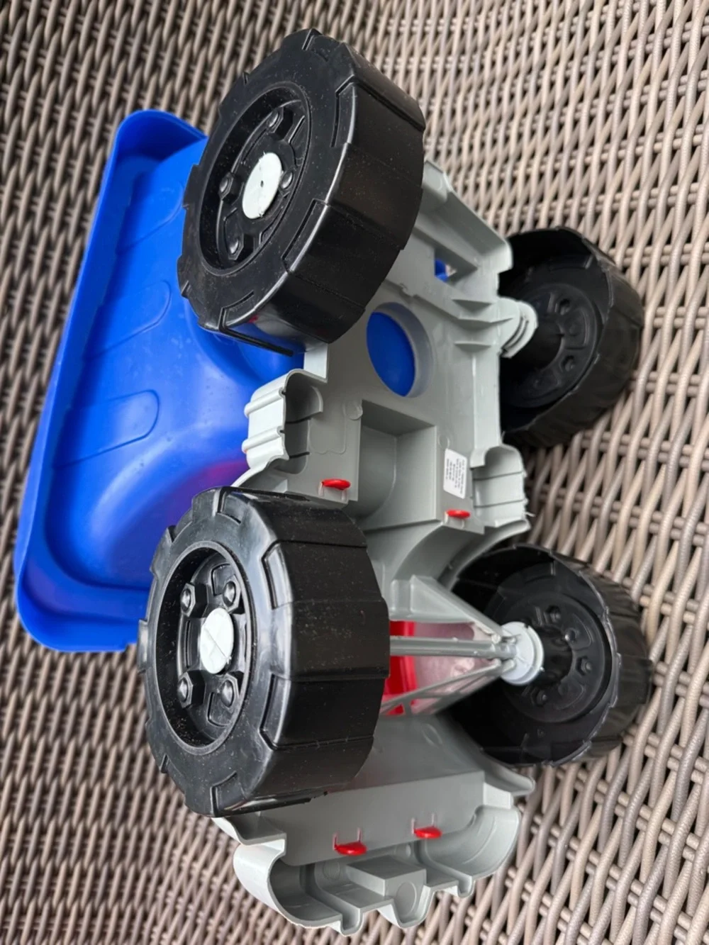 Kids Sand Truck Playset - Red & Blue with Yellow Accessories - NWT